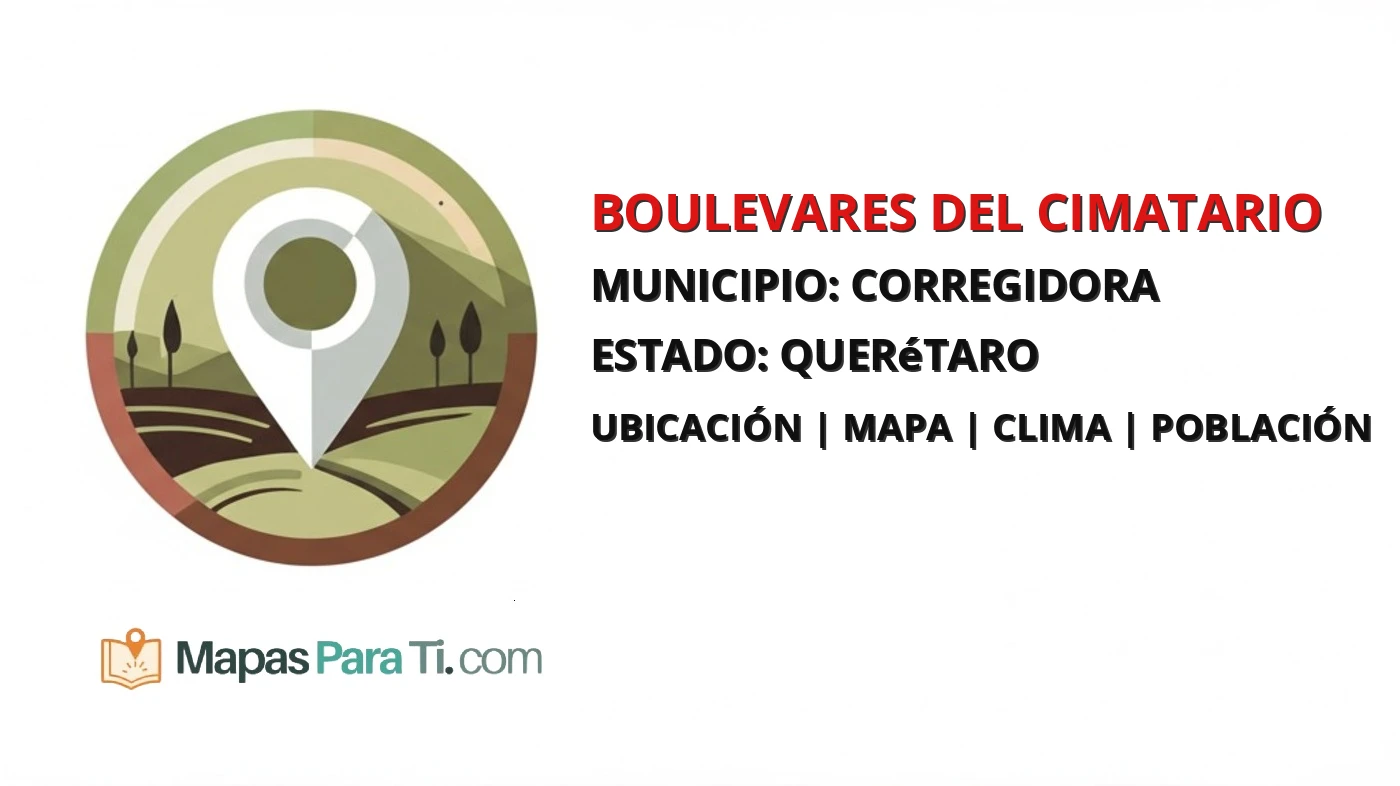 Mapa y datos de Boulevares del Cimatario, Corregidora, Querétaro