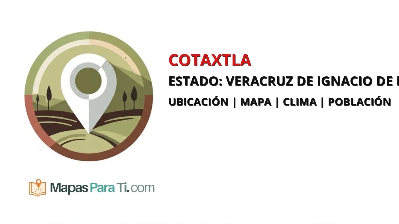 Mapa y datos del municipio de Cotaxtla, Veracruz de Ignacio de la Llave