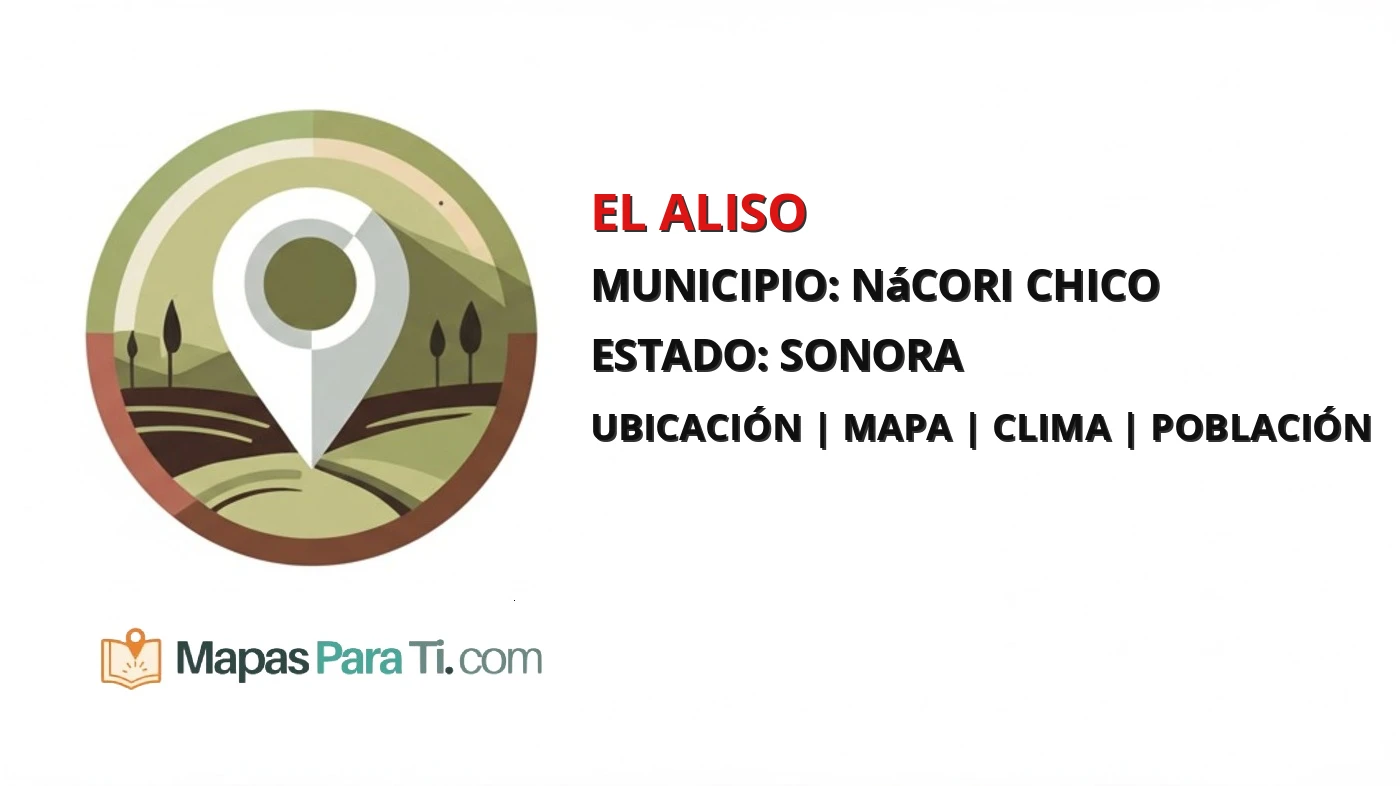Mapa y datos de El Aliso, Nácori Chico, Sonora