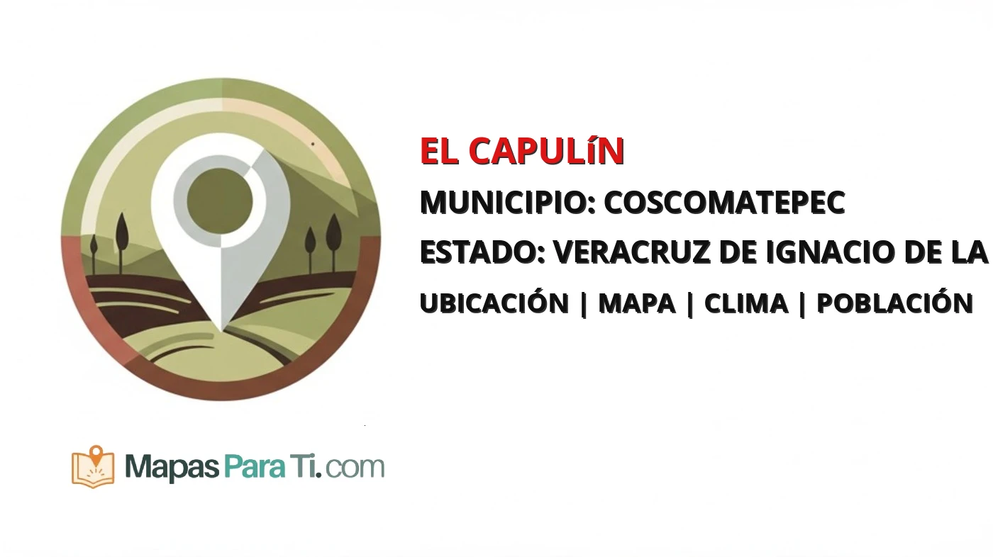 Mapa y datos de El Capulín, Coscomatepec, Veracruz de Ignacio de la Llave