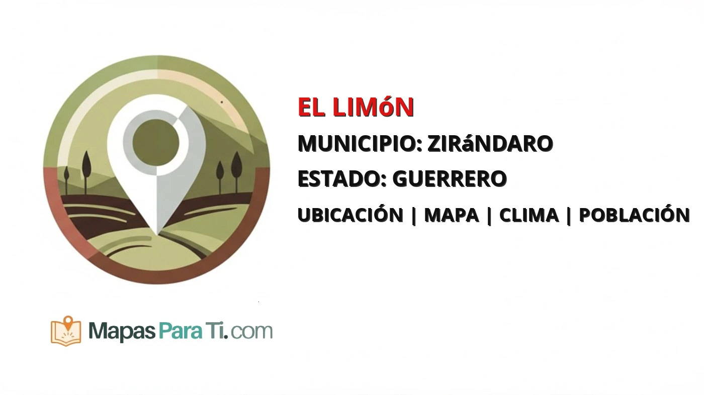Mapa y datos de El Limón, Zirándaro, Guerrero