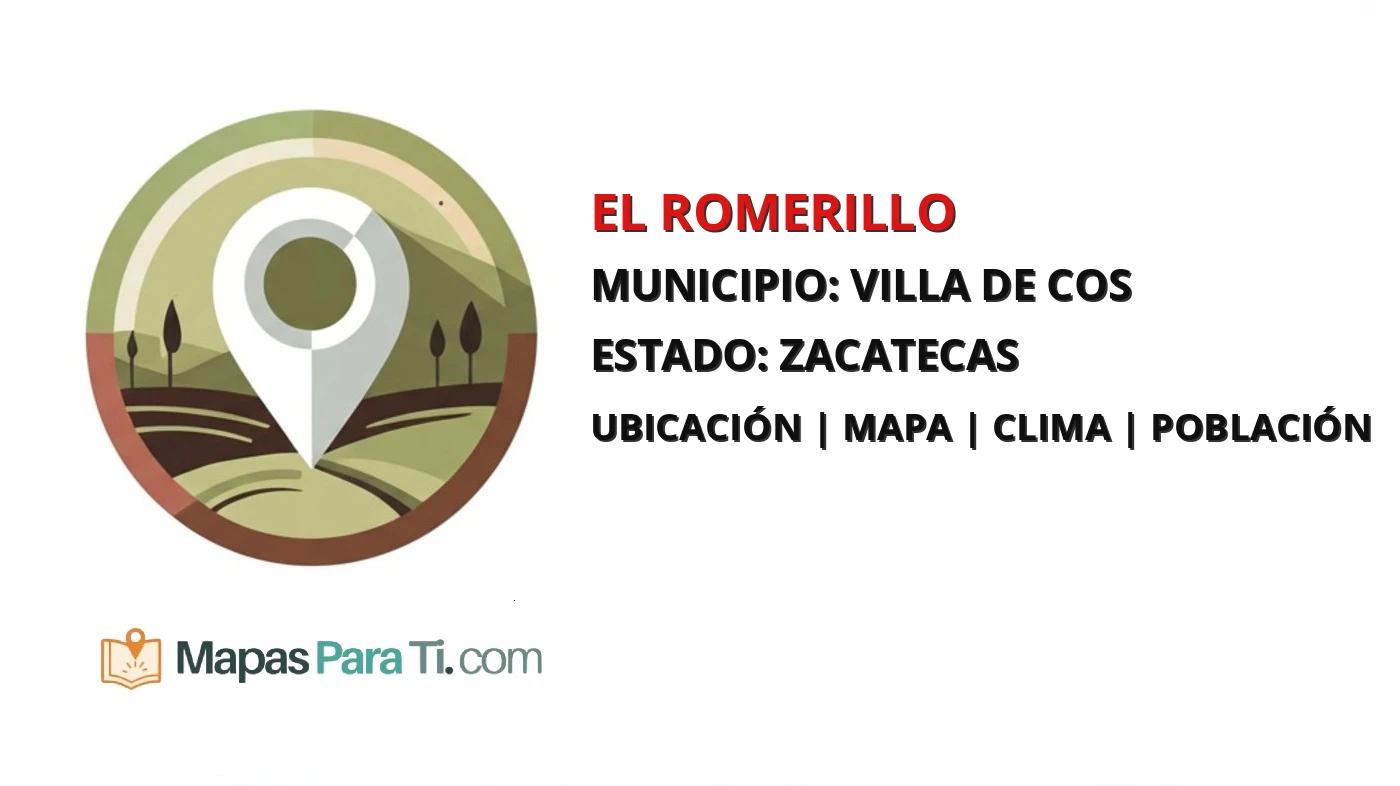 Mapa y datos de El Romerillo, Villa de Cos, Zacatecas