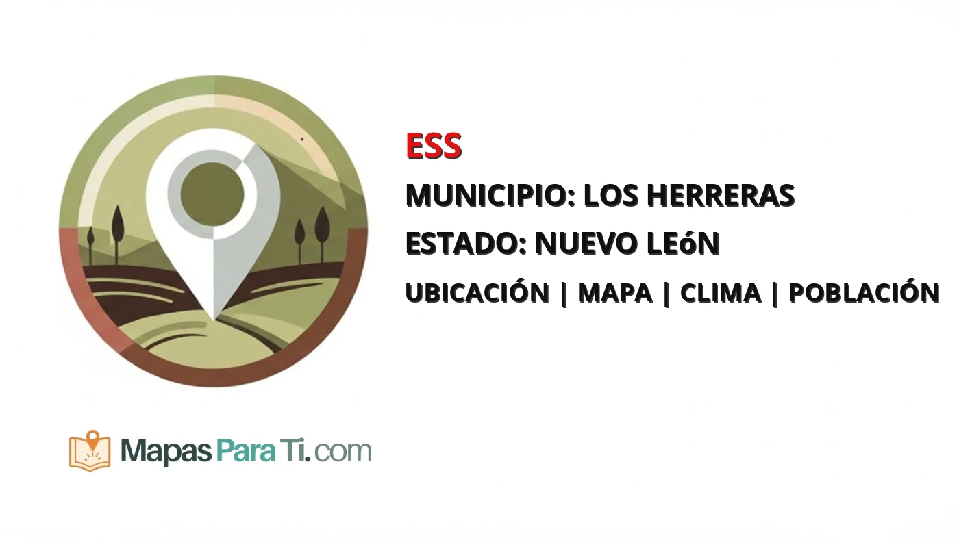Mapa y datos de Ess, Los Herreras, Nuevo León