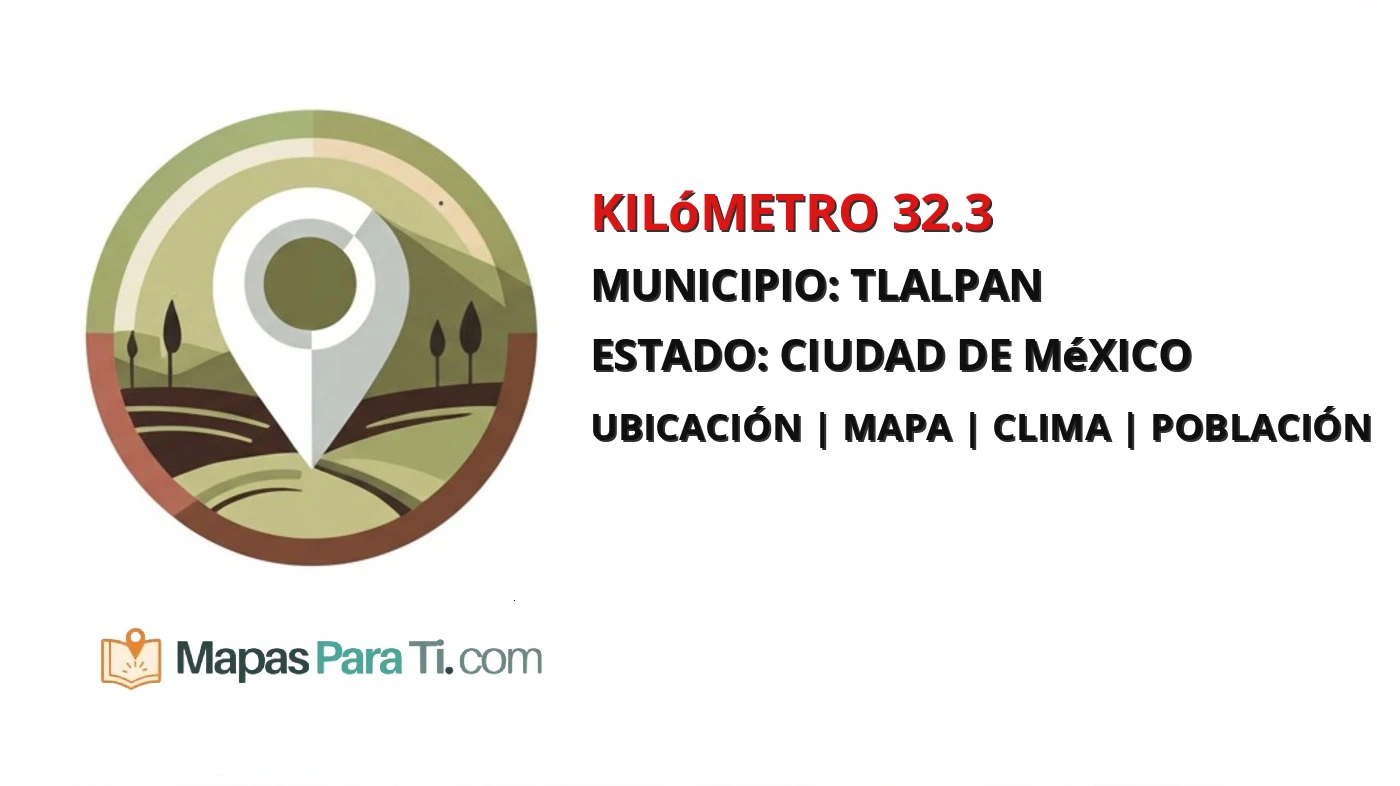 Mapa y datos de Kilómetro 32.3, Tlalpan, Ciudad de México