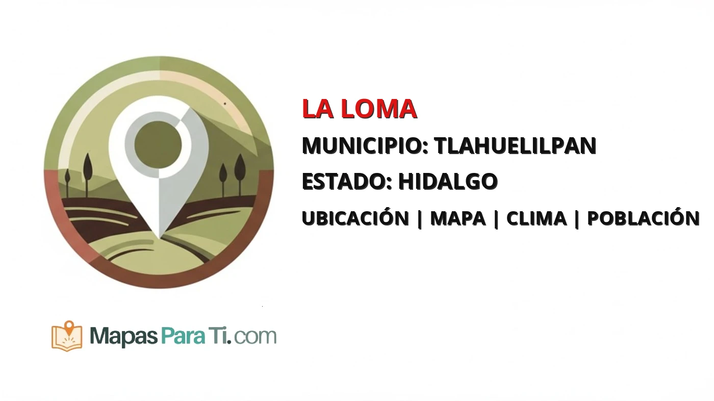 Mapa y datos de La Loma, Tlahuelilpan, Hidalgo
