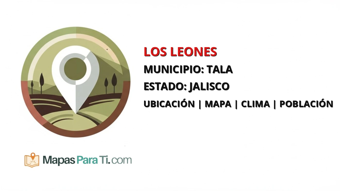 Mapa y datos de Los Leones, Tala, Jalisco