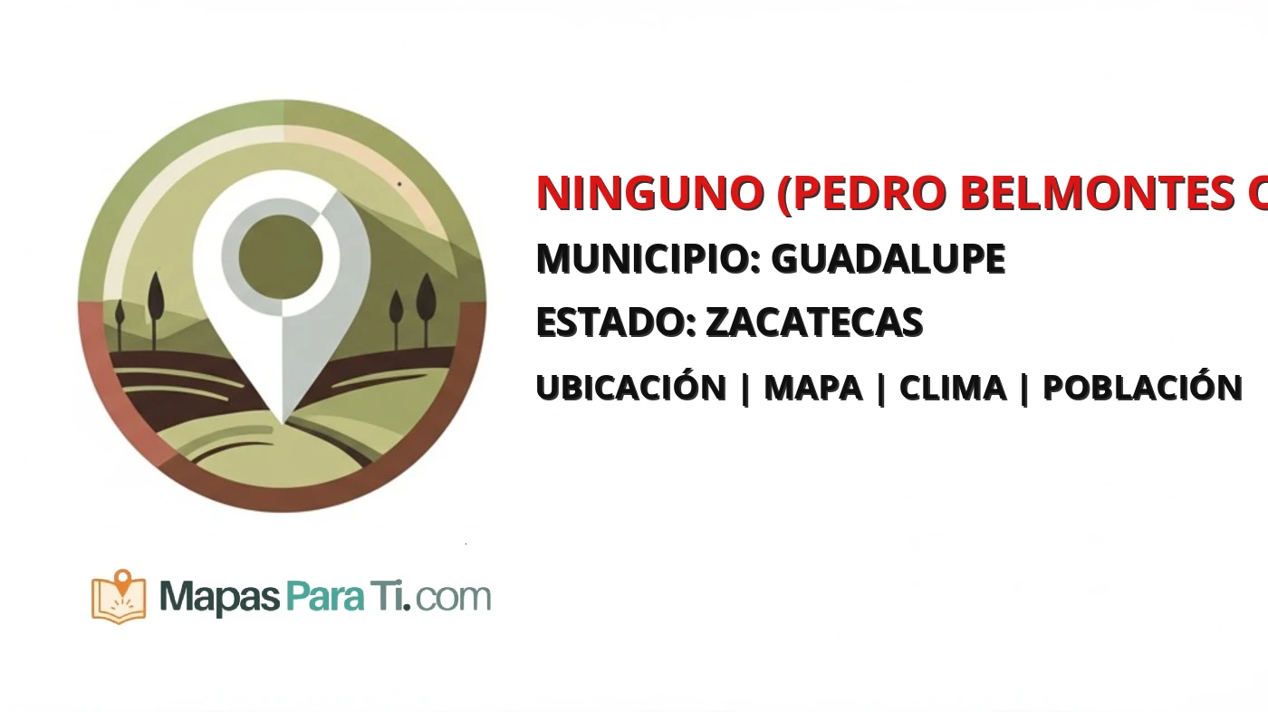 Mapa y datos de Ninguno (Pedro Belmontes Ortiz), Guadalupe, Zacatecas