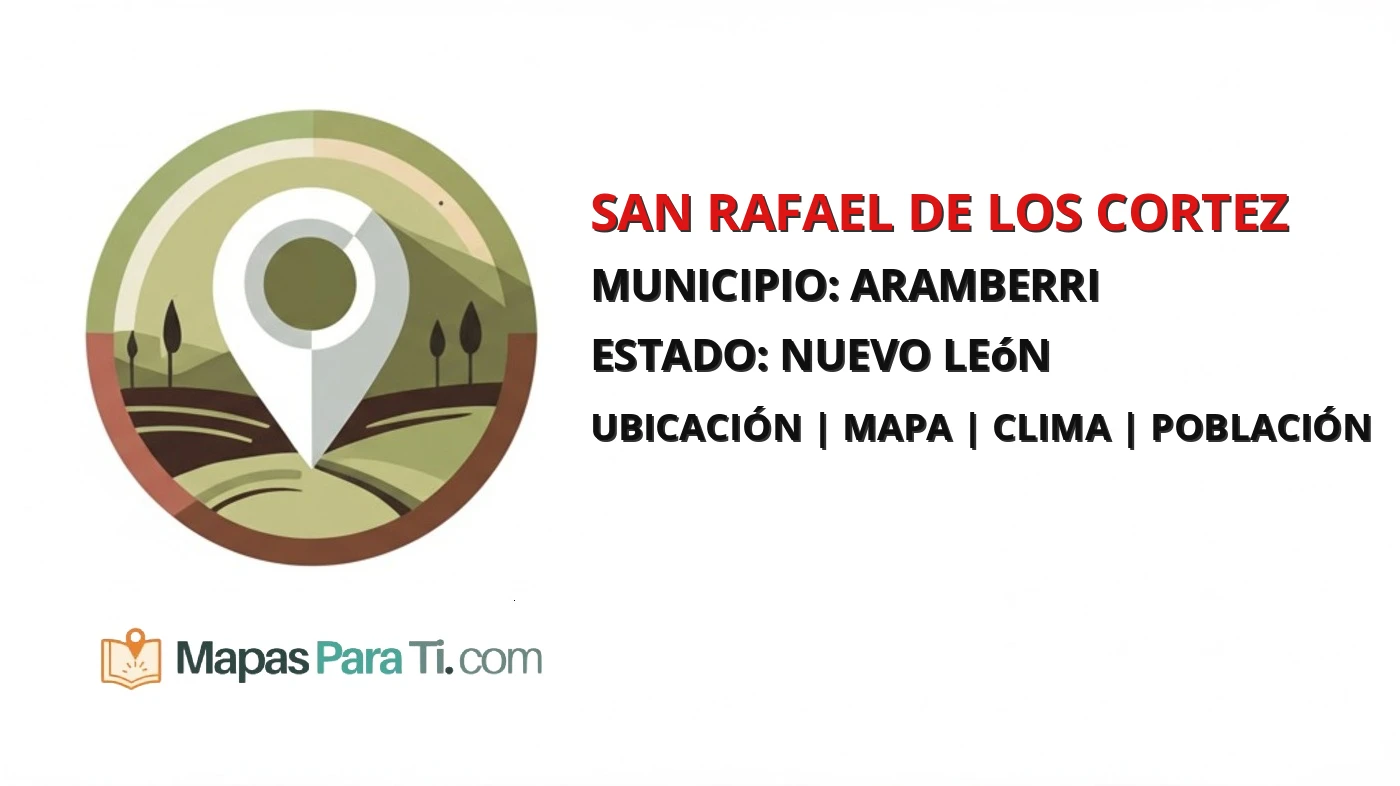 Mapa y datos de San Rafael de los Cortez, Aramberri, Nuevo León
