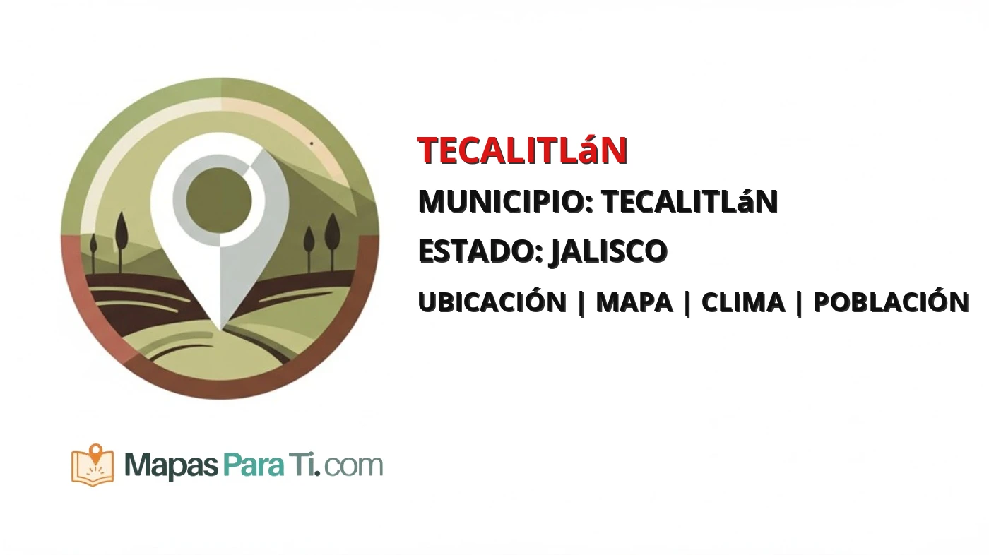 Mapa y datos de Tecalitlán, Tecalitlán, Jalisco